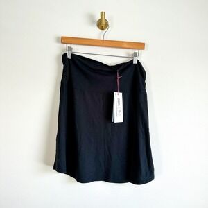 NWT Carve Designs Bennett Flirt A-Line Mini Skirt Black L